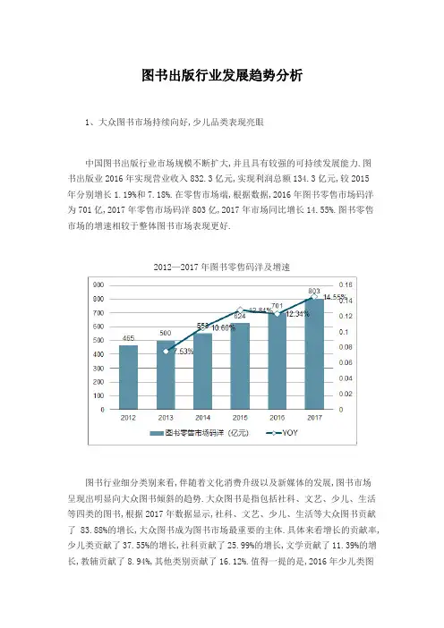 图书出版行业发展趋势分析