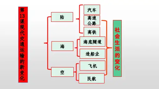 第13课现代交通运输的新变化