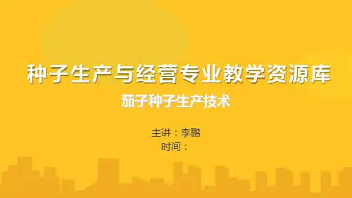 茄子植物学特性及生物学特性PPT资料优秀版