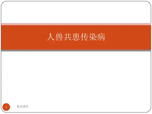人兽共患病ppt课件