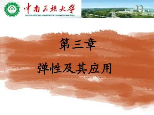 第三章 弹性及其应用