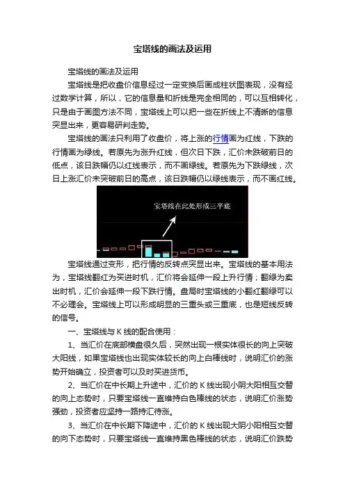 宝塔线的画法及运用