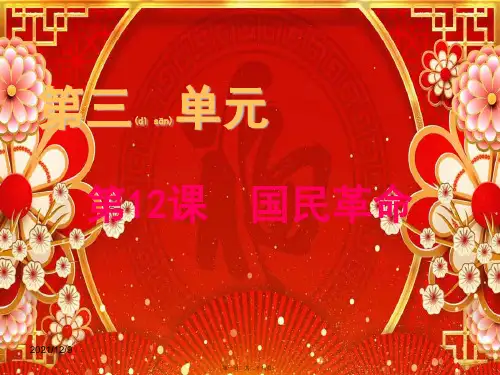 八年级历史上册 第12课 国民革命课件1