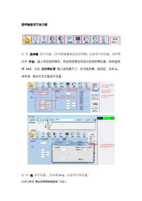 进样阀使用说明