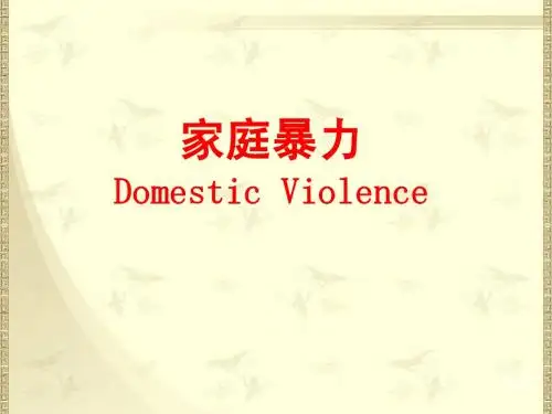 家庭暴力 婚姻法