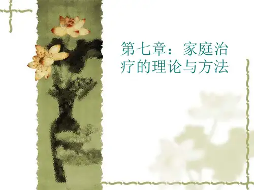 家庭治疗的理论与方法