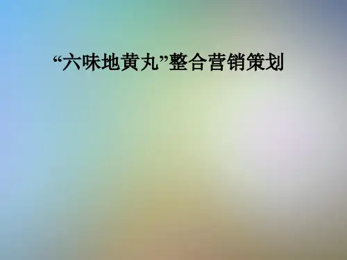 “六味地黄丸”整合营销策划