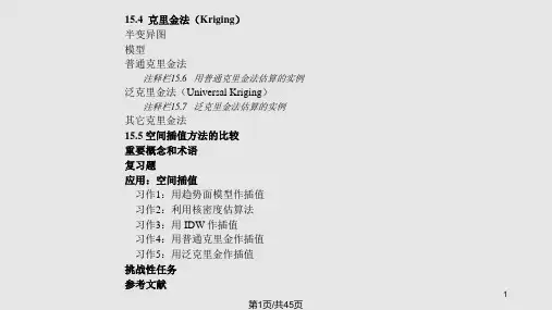 空间插值PPT课件