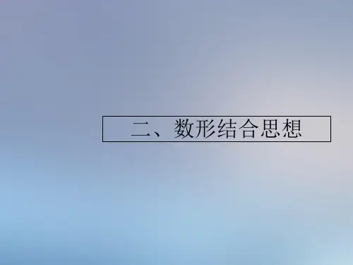 2021年高考数学二轮复习第一部分数学方法、思想指导第2讲函数与方程思想、数形结合思想2数形结合思想