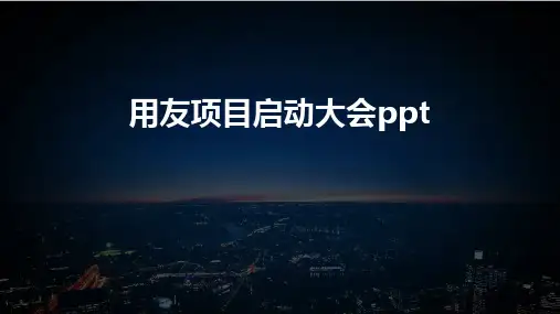 用友项目启动大会ppt