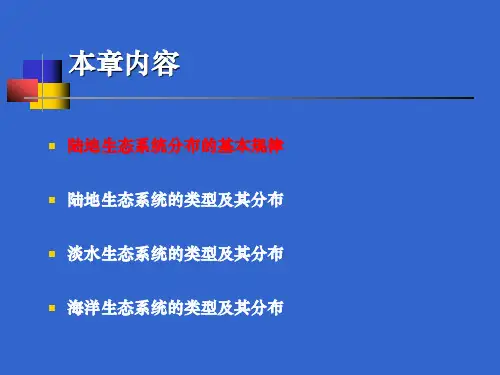 陆地生态系统的主要类型及分布课件.ppt