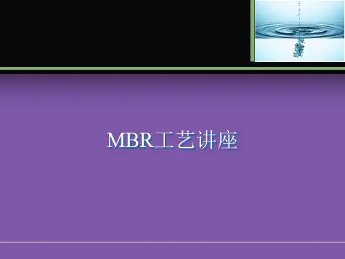 MBR工艺全面介绍 54页PPT文档
