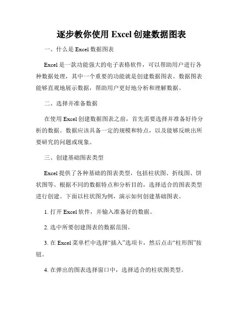 逐步教你使用Excel创建数据图表