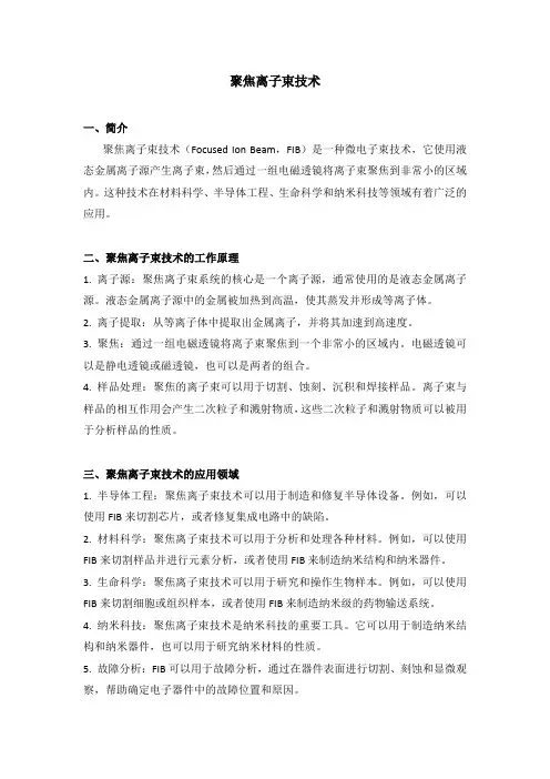 聚焦离子束技术