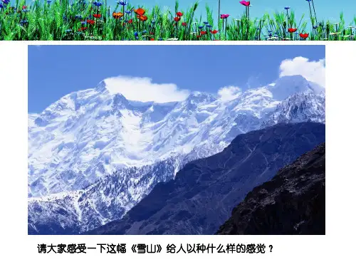 美术四年级上册《色彩的冷与暖》 ppt课件