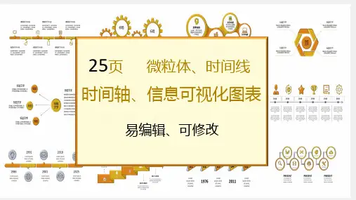 时间线时间轴信息可视化图表PPT模板