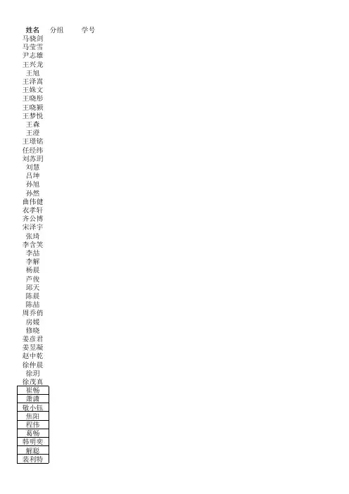 班级课堂随机点名器(换名字即可,注意需要启用宏)