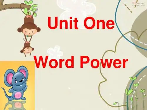 高二英语上学期unit 1 word 牛津英语