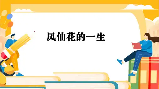 《凤仙花的一生》课件四年级下册科学教科版