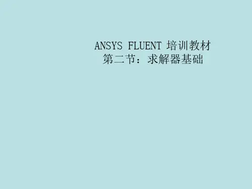 FLUENT培训教材02求解器基础
