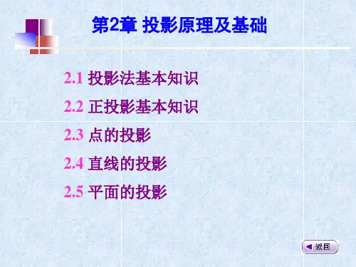 2-3投影原理-点的投影