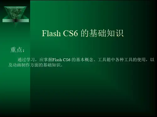 FlashCS6的基础知识
