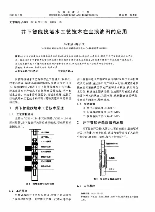 井下智能找堵水工艺技术在宝浪油田的应用