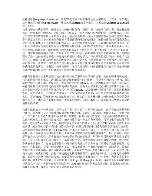 拓扑绝缘体