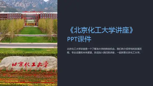 《北京化工大学讲座》课件