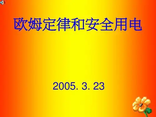 欧姆定律和安全用电