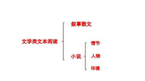 广东中考 文学类文本阅读 复习课件之考点1、2：概括内容 概括情感变化