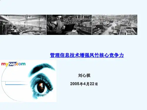 面向纺织行业管理的SAP整体方案介绍