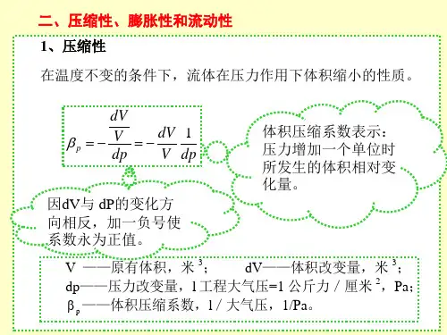 流体力学-压缩性