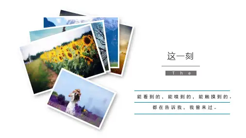 美好时光记录旅行日记动态模板ppt课件