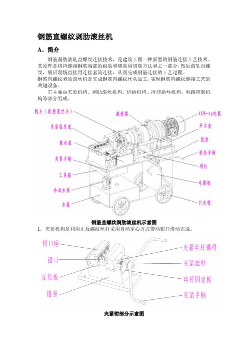 HGS-40钢筋直螺纹滚丝机使用、维修