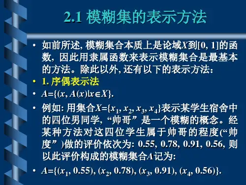 模糊数学-模糊集的基本运算