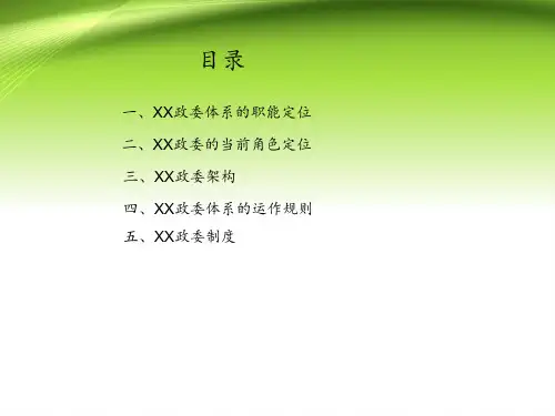 政委体系 ppt课件