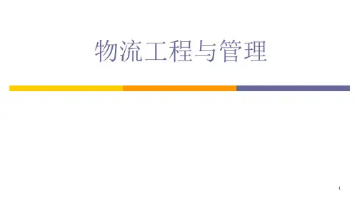 《物流工程》物流工程概述