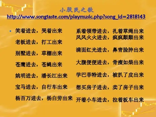 第四章权益证券市场