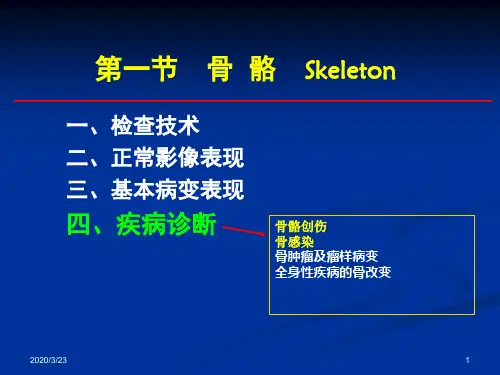 临床影像PPT骨关节与软组织2
