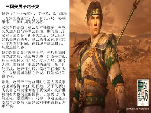 三国美男子赵子龙