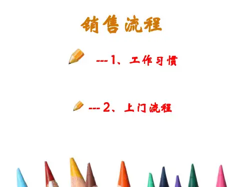 销售流程(七步法)