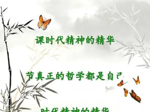 真正的哲学都是自己时代的精神上的精华PPT课件6