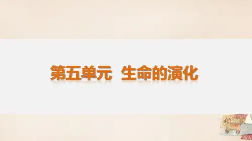 【初中生物】生命的演化PPT课件