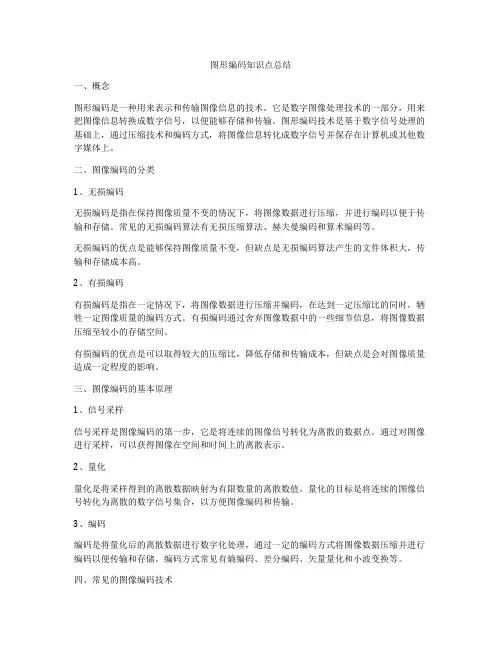 图形编码知识点总结