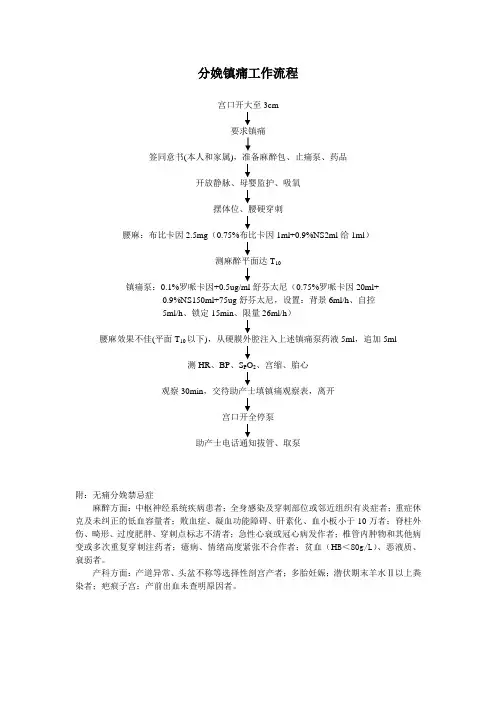 分娩镇痛流程c