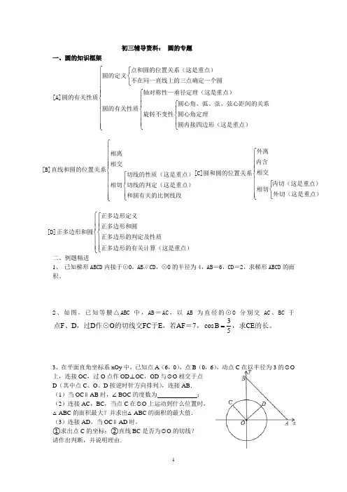 上海初三辅导资料12014-2-21有答案