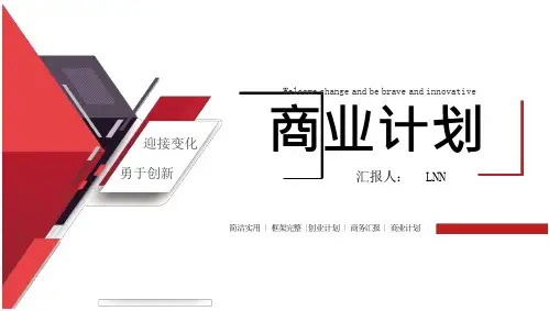哇哈哈商业计划书PPT范文