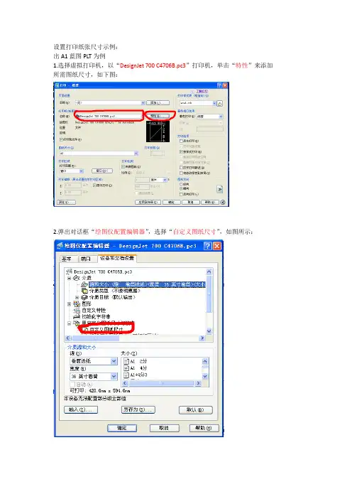 做出图PLT文件示意