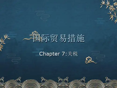 国际贸易措施ppt课件(全)
